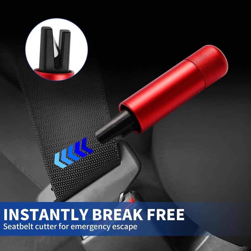 Frontline Window Breaker and Seatbelt Cutter (2 Pack) Car Window Glass Breaker Safey Hammer Emergency Escape Tool Car Accessories - Image 3